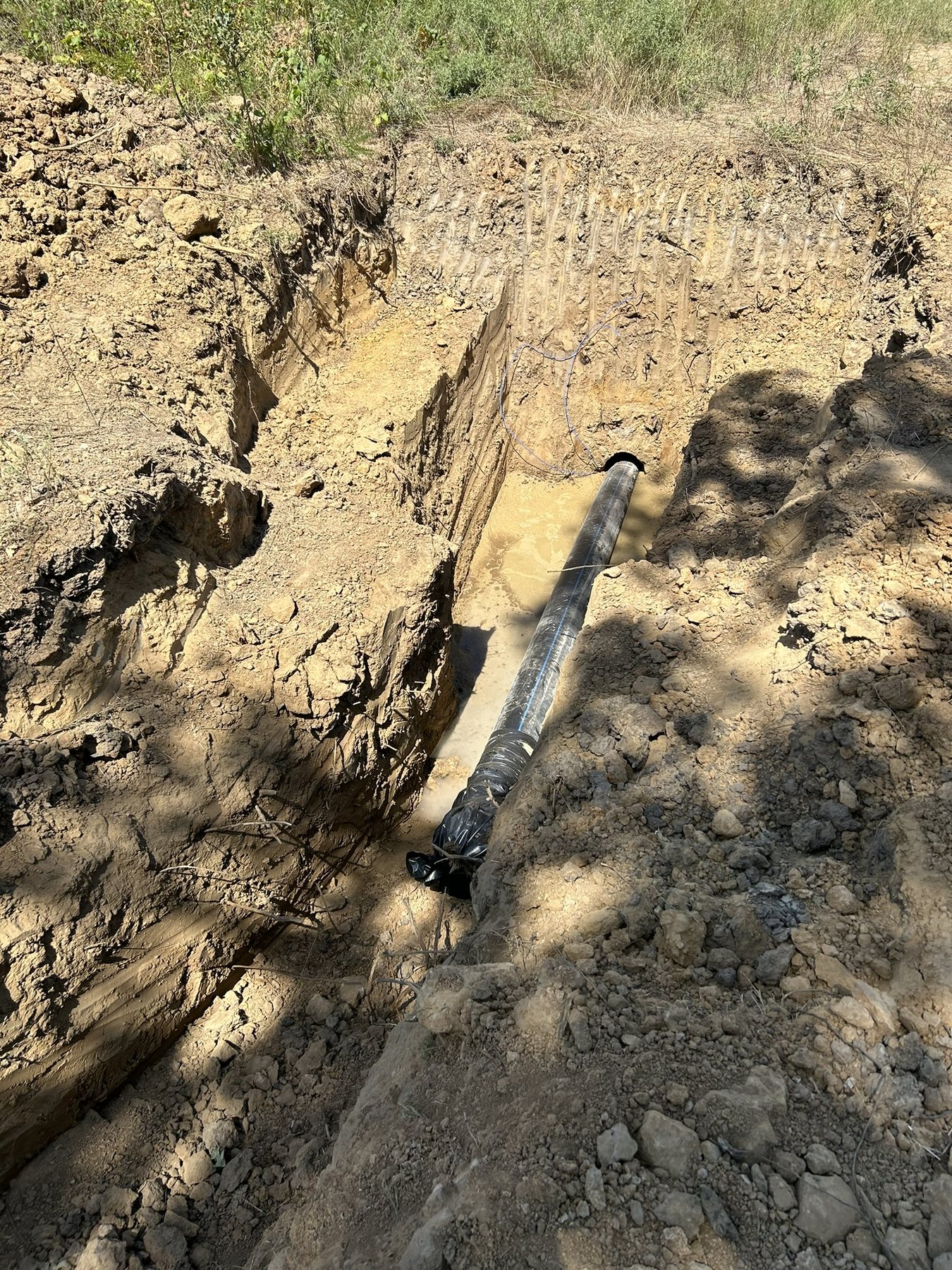 AutoNation Denton water-main bore