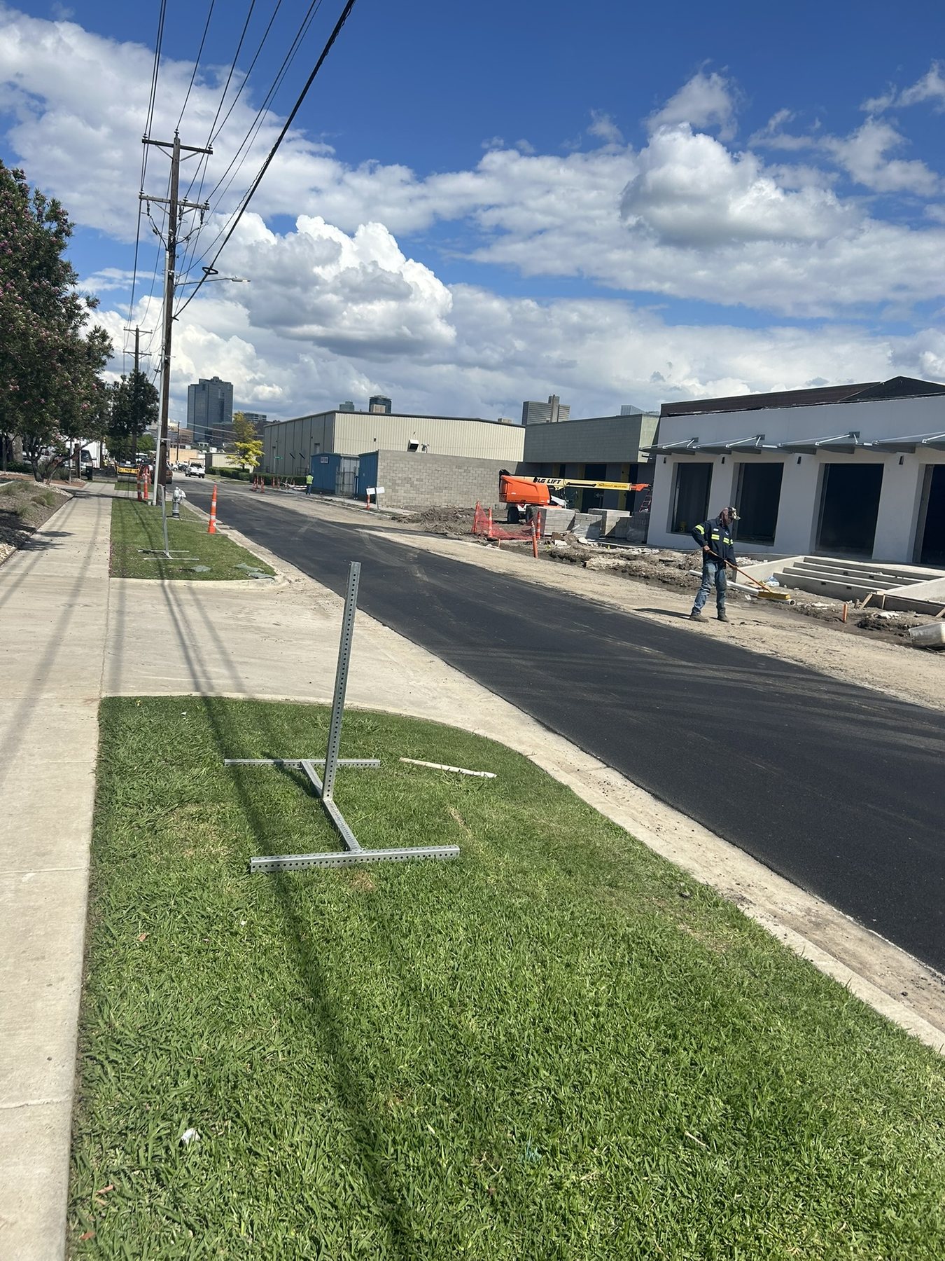 Asphalt restoration at Foundry Mixed Use
