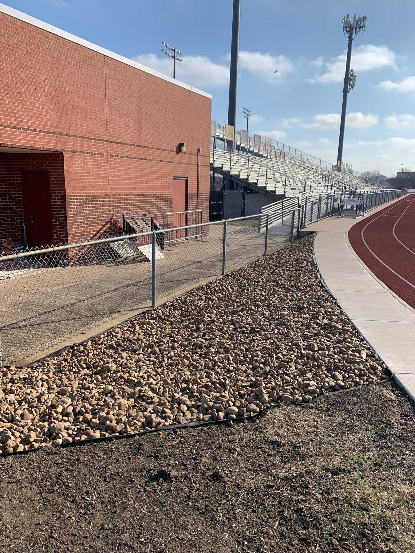 Drainage restoration at Frisco Stadium