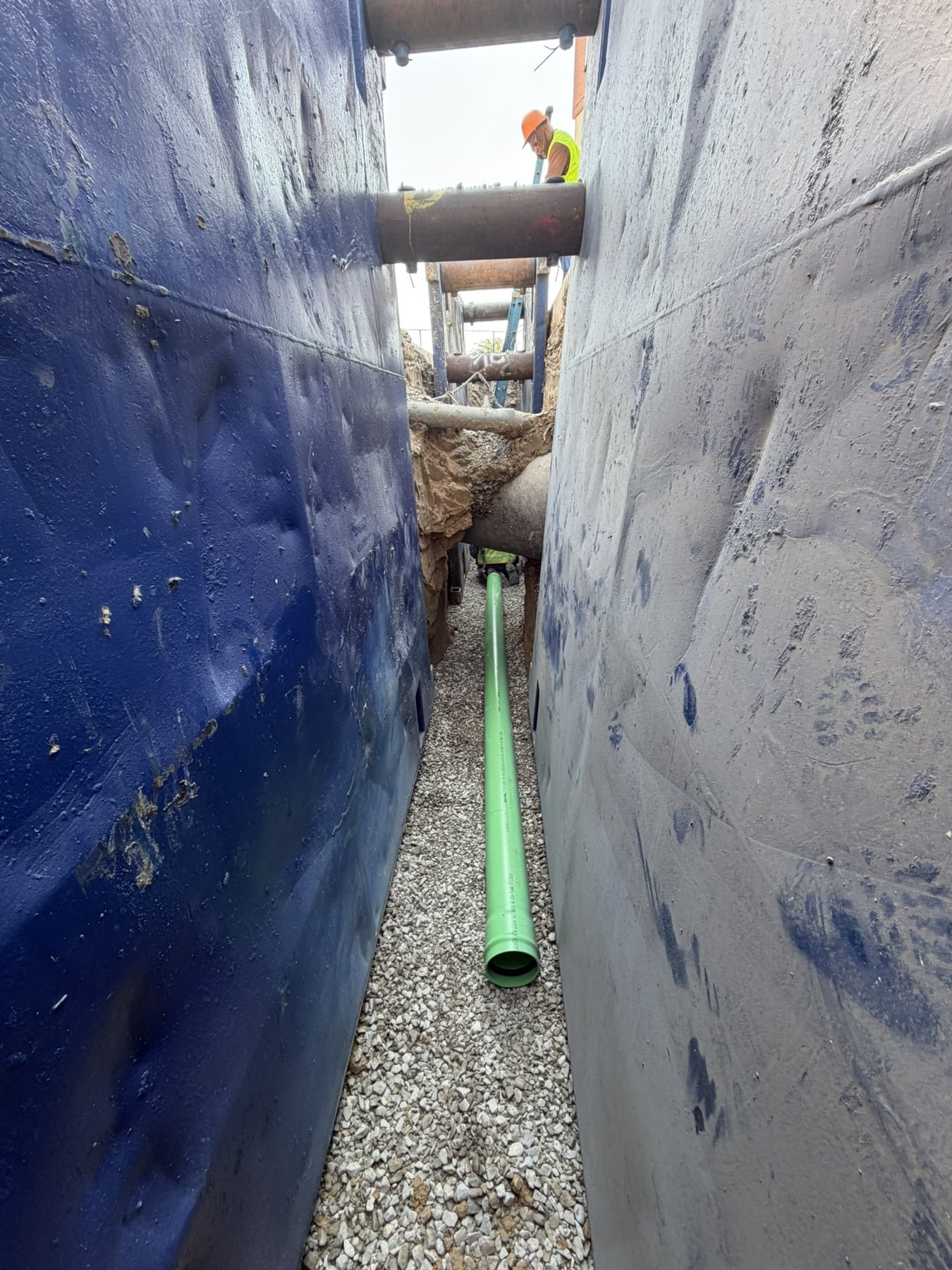 Trench safety at Harmony School of Innovation